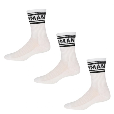 Ben Sherman Чорапи Ben Sherman Mens 3 Pack Sport Socks - White