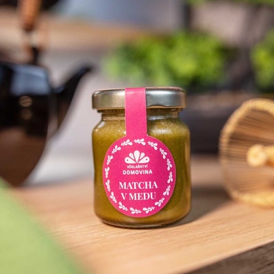 Včelařství Domovina Matcha v medu 170 g