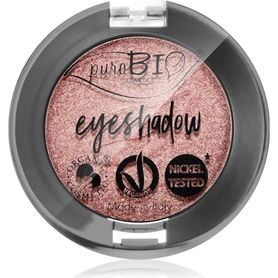puroBIO cosmetics Compact Eyeshadows сенки за очи цвят 25 Pink 2, 5 гр