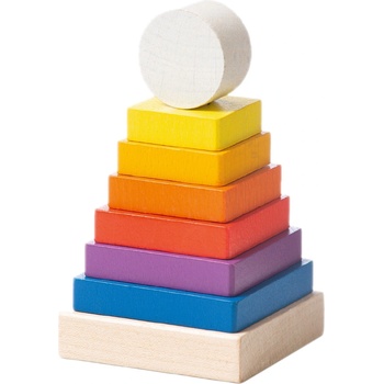 Cubika Дървена кула - низанка, Cubika - 8 части (15269)