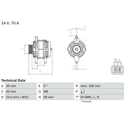generátor BOSCH 0 986 083 930
