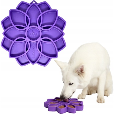 SodaPup Mandala, nylonová senzorická miska Modrá