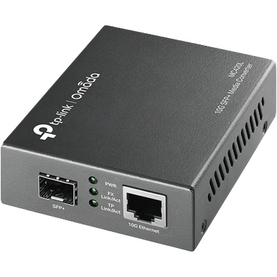 TP-Link Оптичен медиен конвертор 10G Multi-Gigabit SFP, MC420L (MC420L)
