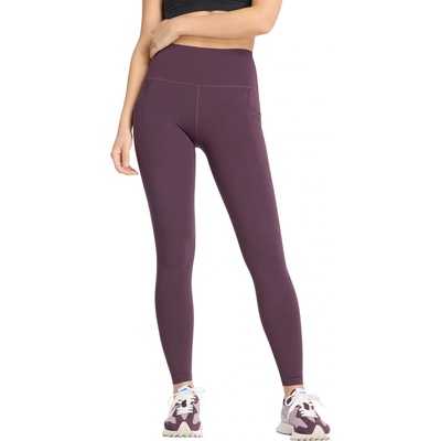 New Balance Клинове New Balance Sleek Pocket High Rise Legging 27" Лилав Velikost M