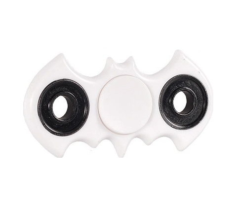 Fidget spinner Batman bílý