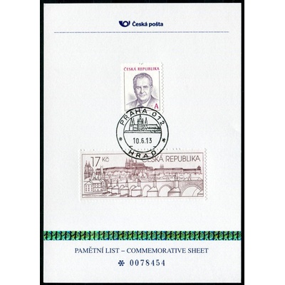 Česká pošta (2013) PLZ 35 - Pamětní list - Hrad 012: Hrad