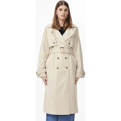 YAS Палто Yas Teronimo trench coat - Beige (Doeskin)