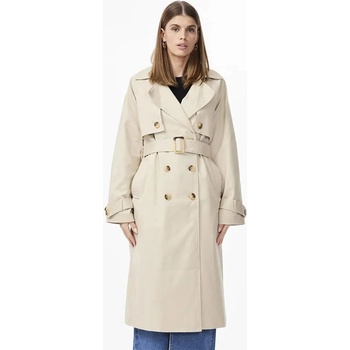 YAS Палто Yas Teronimo trench coat - Beige (Doeskin)