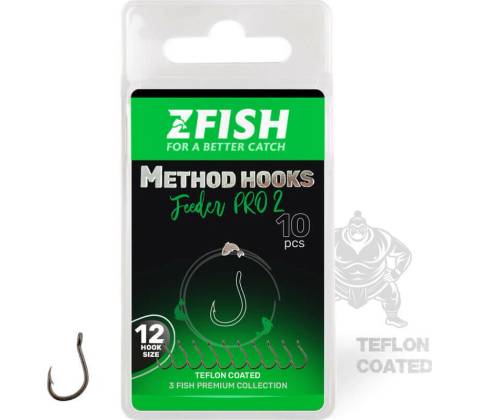 ZFISH Háčky Method Feeder PRO 2 Ve. 12