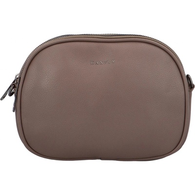 Malá trendy koženková crossbody kabelka Jennifer khaki