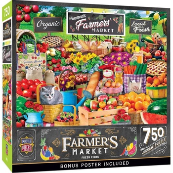 Masterpieces - Puzzle Farmer's Market - Fresh Finds - 500 piese