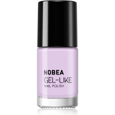 NOBEA Day-to-Day Gel-like Nail Polish лак за нокти с гел ефект цвят Soft lilac #N05 6ml