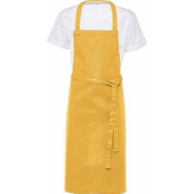 SG Accessories BISTRO Ex JASSZ Bistro Dlouhá dětská lehce čistitelná zástěra Vienna Žlutá slunečnicová