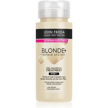John Frieda Blonde+Repair грижа за използване преди нанасянето на шампоан за руса коса 100ml