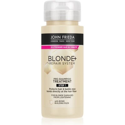 John Frieda Blonde+Repair грижа за използване преди нанасянето на шампоан за руса коса 100ml
