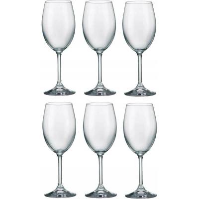 Bohemia Sylvia Skleničky na bílé víno bezbarvé 6 x 250 ml
