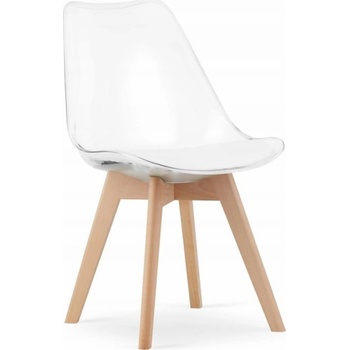 Leobert Mark průhledná / nohy z přírodního materiálu