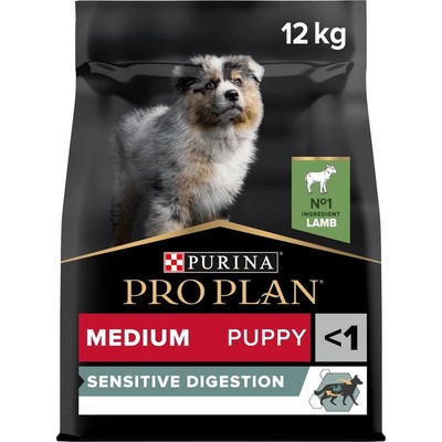 Purina Puppy Medium OptiDigest jahňacie 12 kg