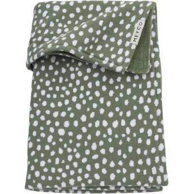 Meyco Deka samet Cheetah Forest green