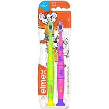 Elmex Children's Toothbrush pre deti soft 3-6 years 2 ks