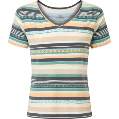 Sherpa Дамска тениска Sherpa Women's Neha V-Neck Tee T-shirt - Black Indreni - размер XS (916-6734-0111)