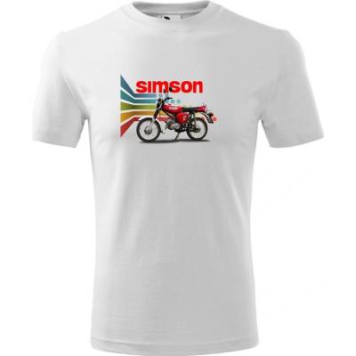 Tričko Simson biela