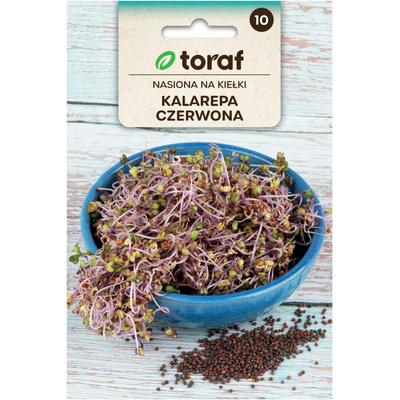 Toraf Microgreens semínka na klíčky Kedluben červený 10 g