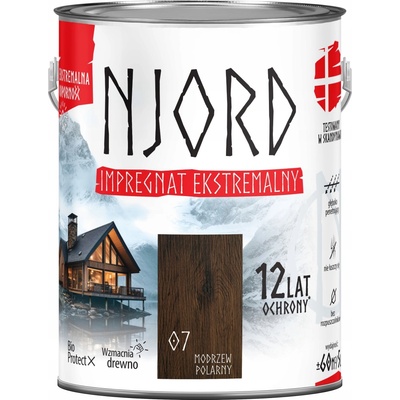 NJORD EXTRÉMNÍ IMPREGNACE NA DŘEVO POLÁRNÍ MODŘÍN 5L