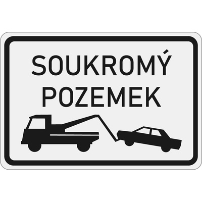 Dopravní značka E13 Soukromý pozemek