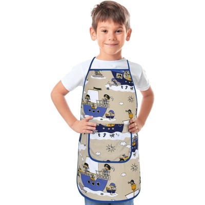 Bellatex Dětská zástěrka Námořník 37x47 cm
