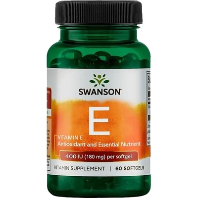 Swanson Vitamin E 400 IU [60 Гел капсули]