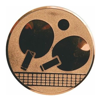 D1-A46/B Emblém pr.25mm STOLNÝ TENIS bronzový