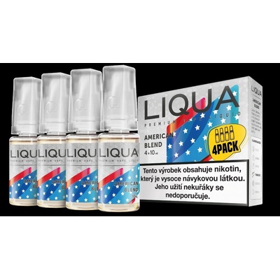 Ritchy Liqua Elements 4Pack American Blend 4 x 10 ml 6 mg