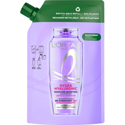 L'Oréal Hydra Hyaluronic Shampoo Refill 500 ml