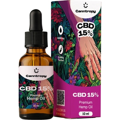 Canntropy CBD Konopný Olej 15% 1500mg 10 ml