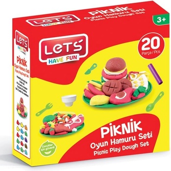 LET'S Пластилин Picnic, Комплект, 20 елемента Let`s L-8595