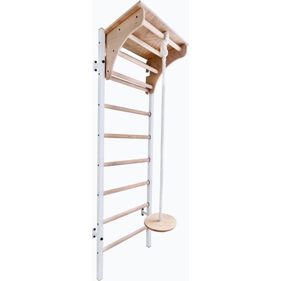 BenchK Гимнастическа стълба BenchK 212W+A204 white matte/oak