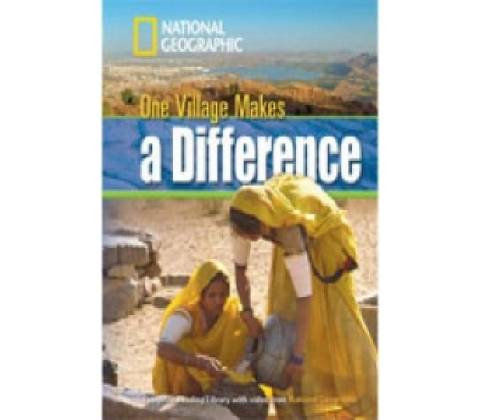 One Village Makes Diff + CD - R. Waring