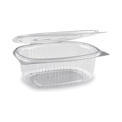 Miska oválná průhledná s víčkem 750 ml PET, 100002471 – Zboží Dáma