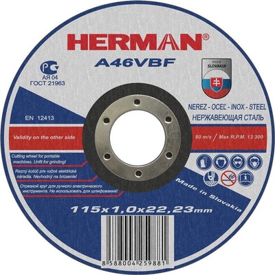 RK HERMAN 125x1,5x22,23mm