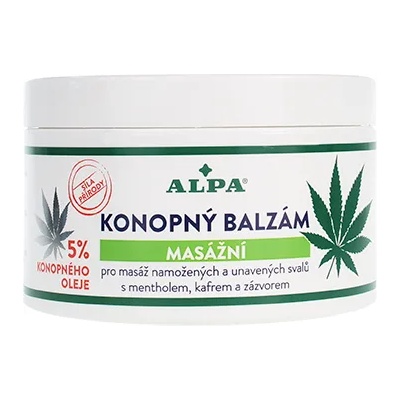 Alpa Cannabis масаж с конопено масло 250 мл