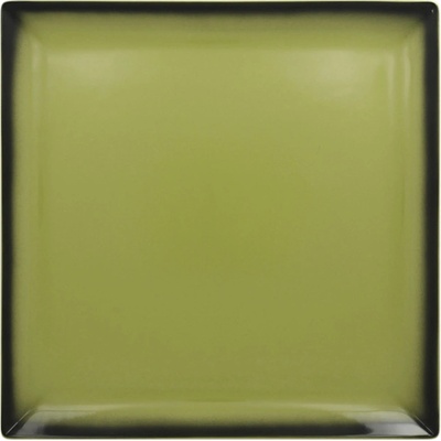 RAK Porcelain Talíř čtvercový 30,2 cm zelená RAK-LEEDSQ30LG