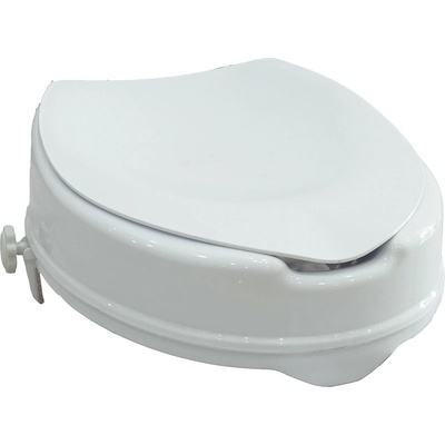 Maxizdrav CA6741-4" Zvyšujúce nadstavec na WC pre seniorov s poklopom 4 - 10 cm