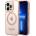 GUESS Кейс Guess GUHMP14LHTCMP за iPhone 14 Pro 6.1", розов/ розов, твърд, Gold Outline Translucent MagSafe (GUE002581-0)
