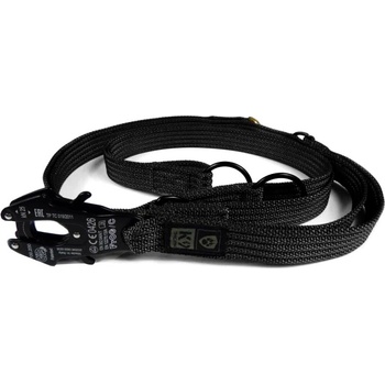 Image 1 of K9 Thorn Обръщаема каишка с карабинер, черна, 255 см (0029/20.BLK)