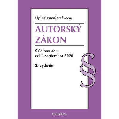 Autorský zákon. 2. vyd., 8/2026