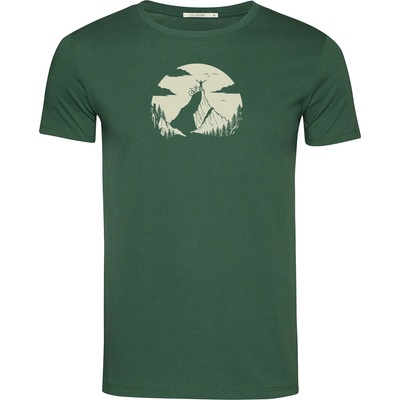 GreenBomb Мъжка тениска GreenBomb Nature Clouds Ride Guide T-Shirt - Bottle Green (216-8914-0113)