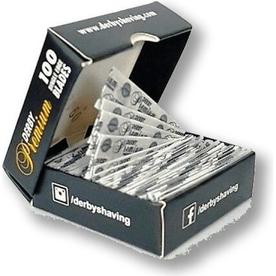 Derby Premium poloviční žiletky 100 ks – Zbozi.Blesk.cz