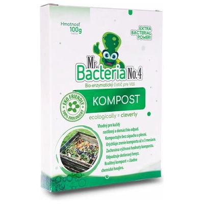 Mr. Bacteria Baktérie do kompostu 100 g zelené