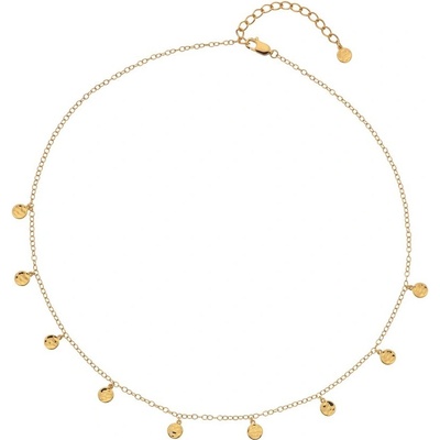 Hot Diamonds Pôvabný pozlátený náhrdelník s diamantom jac jossa soul DN149